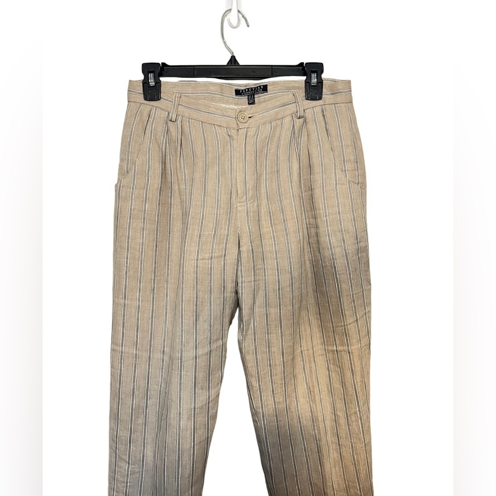 Peruvian Connection Prescott Beige Pinstripe High… - image 5